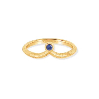 Dower & Hall 14k Sapphire Wish Twinkle Ring In Gold