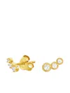 Dower & Hall 14kt Yellow Gold Stargazer Diamond Earrings In Gold