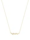 Dower & Hall 14kt Yellow Gold Stargazer Diamond Necklace In Gold