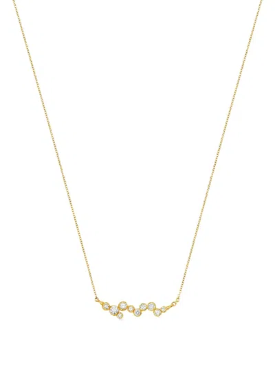 Dower & Hall 14kt Yellow Gold Stargazer Diamond Necklace