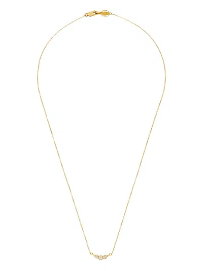 Dower & Hall 14kt Yellow Gold Stargazer Trio Diamond Necklace