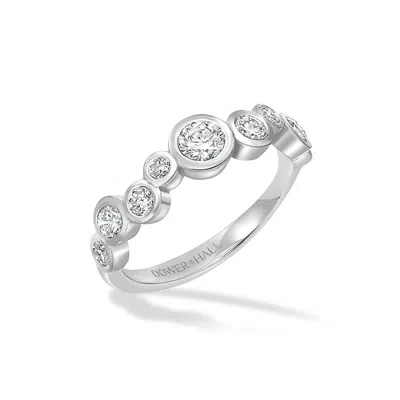 Dower & Hall 18k Gold Diamond Cascade Ring - 0.75ct