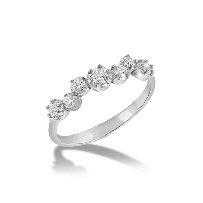 Dower & Hall 18k Gold Diamond Stargazer Ring - 0.46ct In Metallic