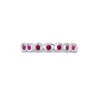 Dower & Hall 3mm Ruby Dotty Twinkle™ Ring In Red,silver