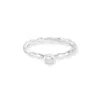 Dower & Hall 3mm White Sapphire Wave Twinkle Ring In Multi