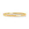 Dower & Hall 4mm Hammered Nomad Bangle In Gold,silver