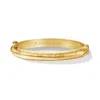 Dower & Hall 6mm Hinged Hammered Nomad Bangle