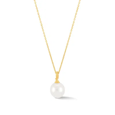 Dower & Hall 9k Gold & South Sea Pearl Waterfall Pendant