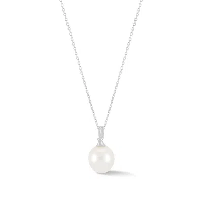 Dower & Hall 9k Gold & South Sea Pearl Waterfall Pendant In Metallic