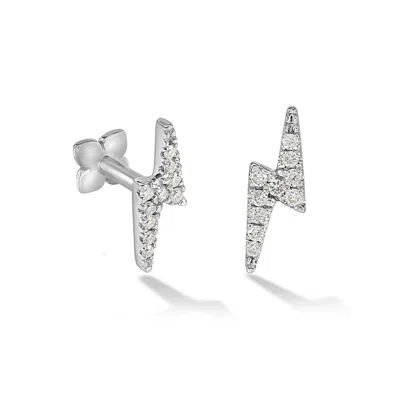 Dower & Hall 9k Lightning Bolt Single Labret