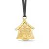 Dower & Hall Advent House Christmas Decoration In Gold In Gold