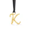 Dower & Hall Alphabet Tree Decorations K Gold In Gold