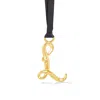 Dower & Hall Alphabet Tree Decorations L Gold In Gold