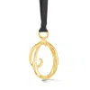Dower & Hall Alphabet Tree Decorations O Gold In Gold