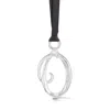 Dower & Hall Alphabet Tree Decorations O Silver In Silver