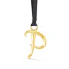 Dower & Hall Alphabet Tree Decorations P Gold In Gold