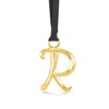 Dower & Hall Alphabet Tree Decorations R Gold In Gold