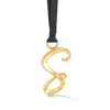 Dower & Hall Alphabet Tree Decorations S Gold In Gold