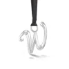 Dower & Hall Alphabet Tree Decorations W Silver In Silver