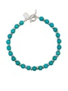 Dower & Hall Beaded Gemstone Bracelet In Blau