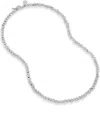 Dower & Hall Chunky Nugget Necklace In Silver