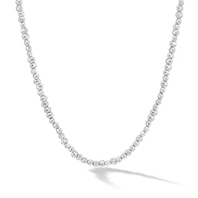 Dower & Hall Chunky Signature Nugget Necklace In Metallic