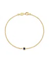 Dower & Hall Dewdrop Sapphire Bracelet In Gold