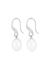 Dower & Hall Drop Earrings In Metallic