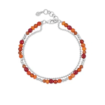 Dower & Hall Ember Orissa Bracelet In Silver