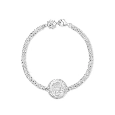 Dower & Hall Engravable Disc Story Bracelet