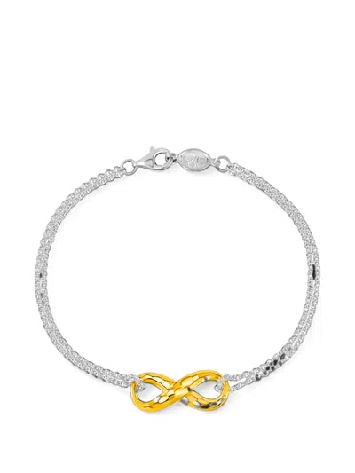 Dower & Hall Entwined Infinity Bracelet In Metallic