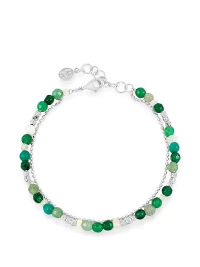 Dower & Hall Evergreen Orissa Bracelet In Silver