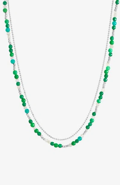 Dower & Hall Evergreen Orissa Necklace In Green