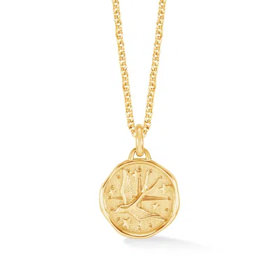 Dower & Hall Flying Swallow Talisman Necklace