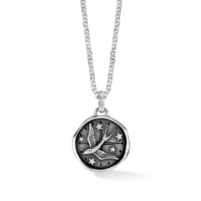Dower & Hall Flying Swallow Talisman Necklace