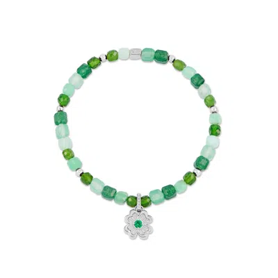 Dower & Hall 'fortune' Narrative™ Talisman Charm Bracelet In Multi