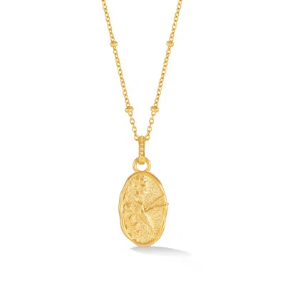 Dower & Hall 'free Spirit' Narrative™ Talisman Charm Pendant In Gold