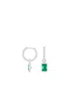 Dower & Hall Garnet Drop Earrings