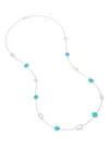 Dower & Hall Gemstone-embellished Necklace In Silver