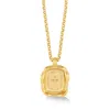 Dower & Hall Gold Men's Success Talisman Necklace In Vermeil In Gold