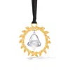 Dower & Hall Gold / Silver Bell Christmas Decoration In Multi