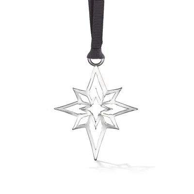 Dower & Hall Guiding Star Christmas Decoration In Silver