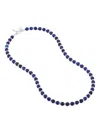 Dower & Hall Halo Lapis-lazuli Beaded Necklace