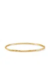 Dower & Hall Hammered Nomad Bangle In Gold