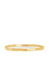 Dower & Hall Hammered Nomad Bangle In Gold