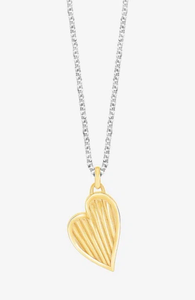 Dower & Hall 18k Yellow Gold Vermeil Heart-pendant Necklace
