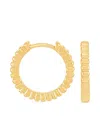 Dower & Hall Humbug Huggie Hoops In Gold