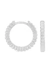 Dower & Hall Humbug Huggie Hoops In Neutral