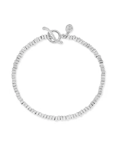 Dower & Hall Kubes Nomad Bracelet In Silver
