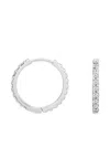 Dower & Hall Lumiere Sapphire Hoop Earrings In Metallic